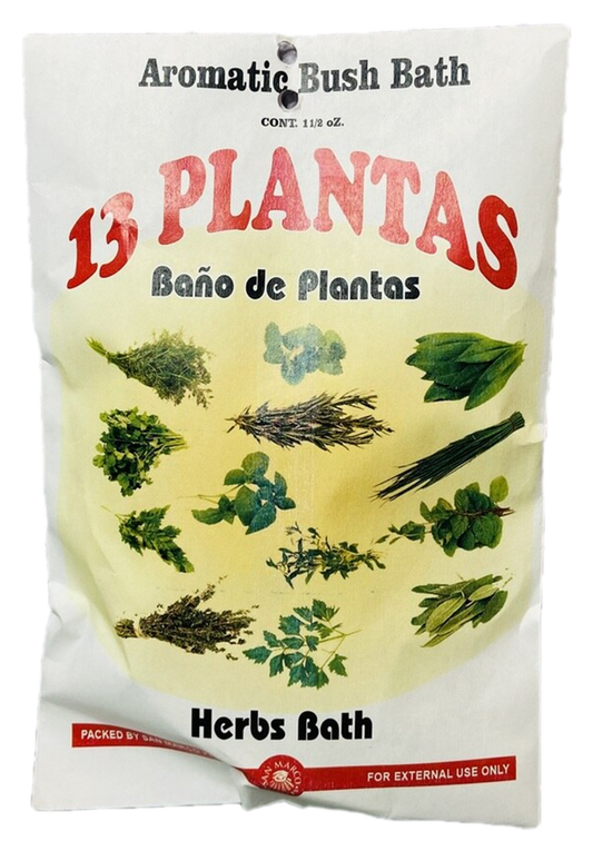 13 Plantas Aromatic Plant Bath Bano De Plantas Boil To Prepare - Refresh & Renew