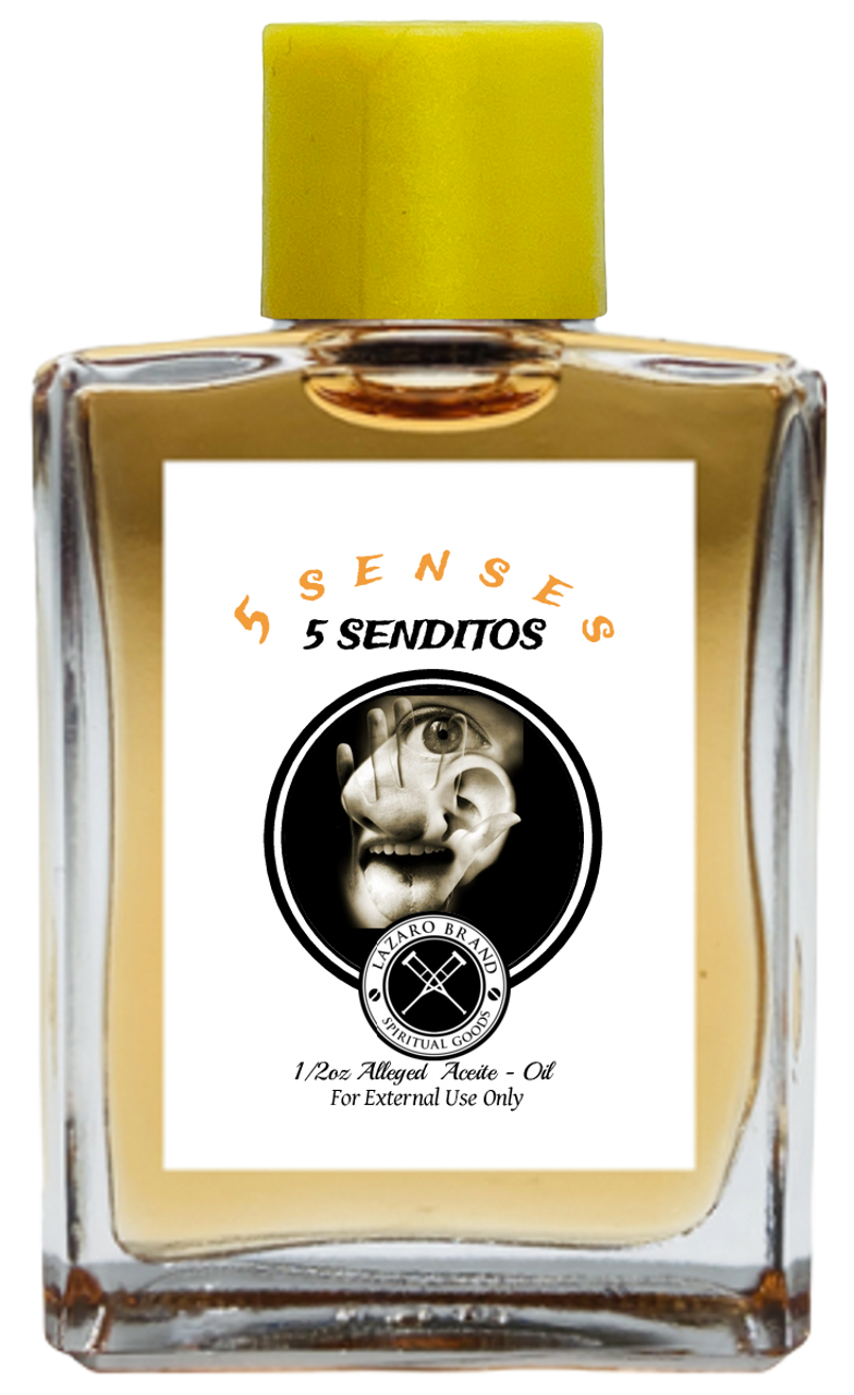 5 Senses 5 Sentidos Spiritual Oil To Control, Dominate, Power, ETC. (BROWN) 1/2 oz