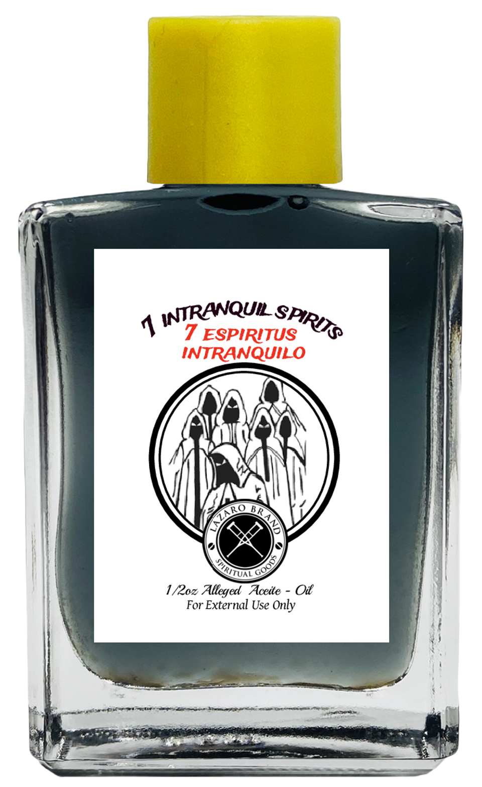 7 Intranquil Spirits 7 Espiritus Intranquilo Spiritual Oil To Chase Out Evil Spirits, End Curses, Revenge, ETC. (BLACK) 1/2 oz