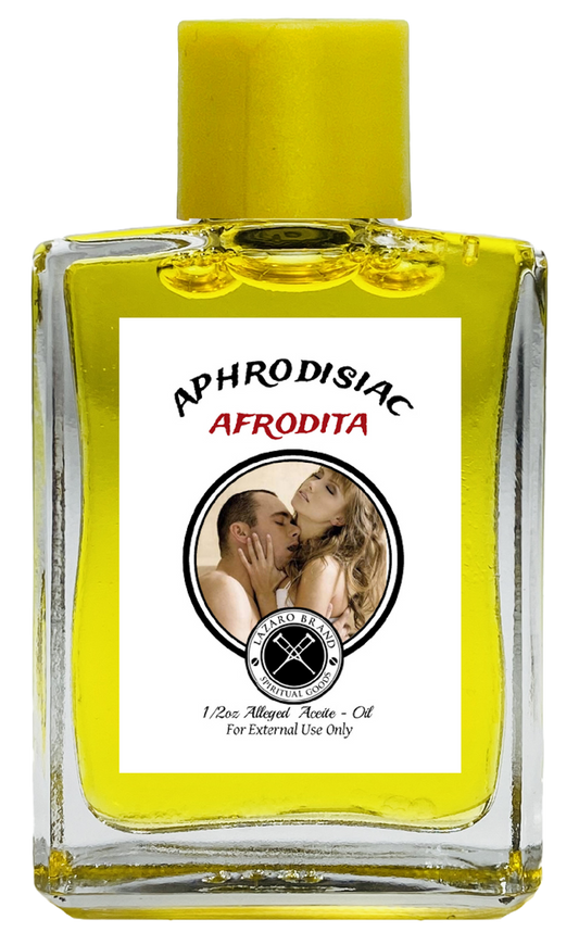 Aphrodisiac Afrodita Spiritual Oil For Desire, Lust, Sex, ETC. (YELLOW) 1/2 oz