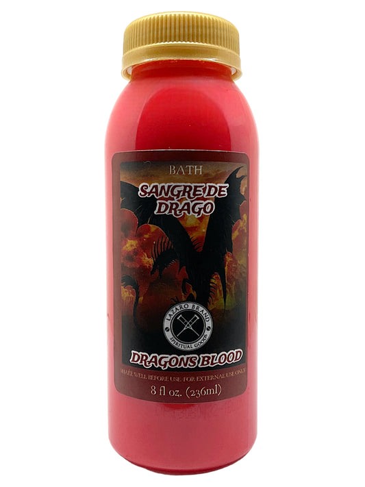 Dragons Blood Sangre De Drago Spiritual Bath Liquid: Ignite Your Inner Fire (8oz)