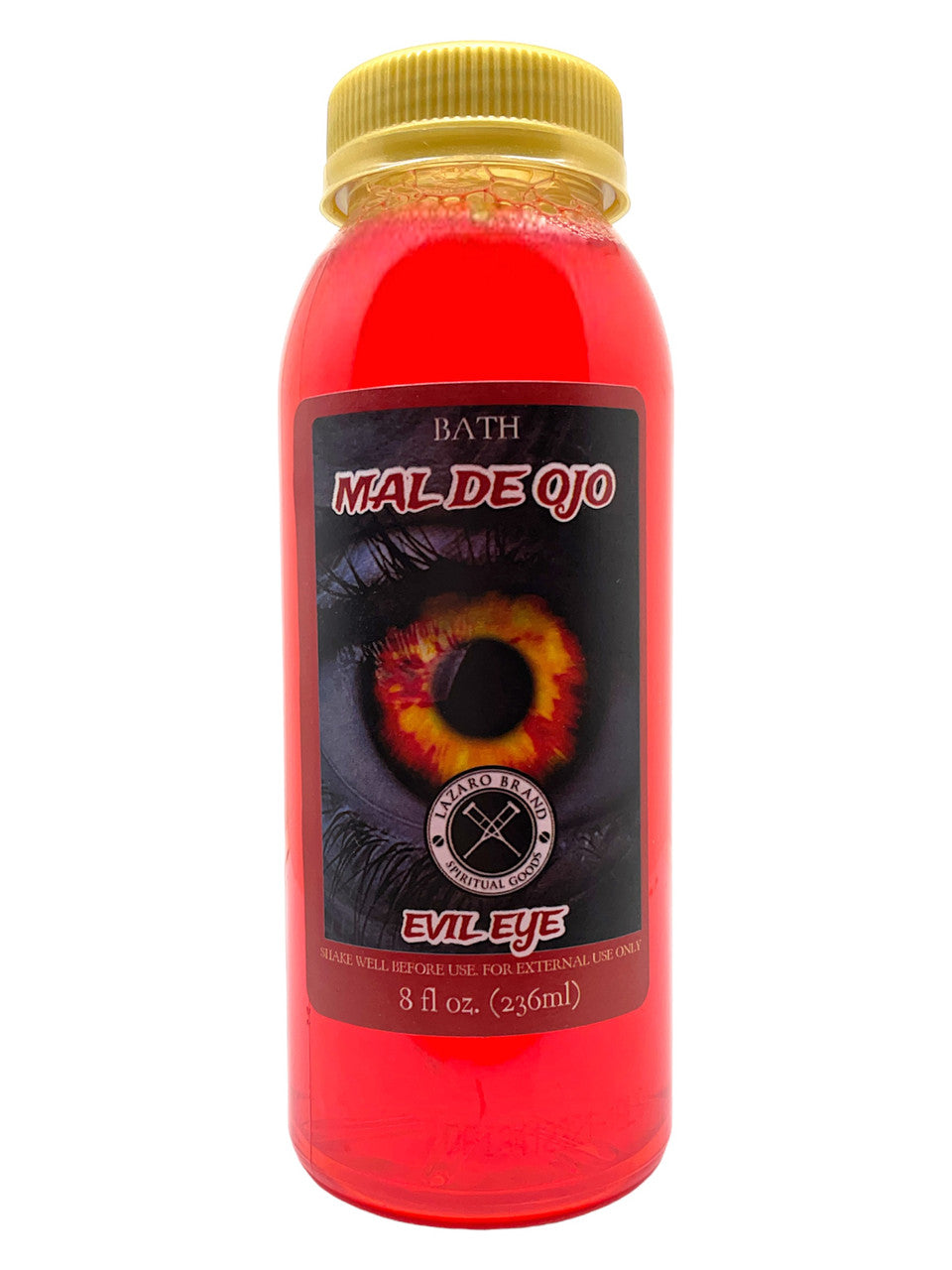 Evil Eye Mal De Ojo Spiritual Bath Liquid: Ward Off the Gaze (8oz)