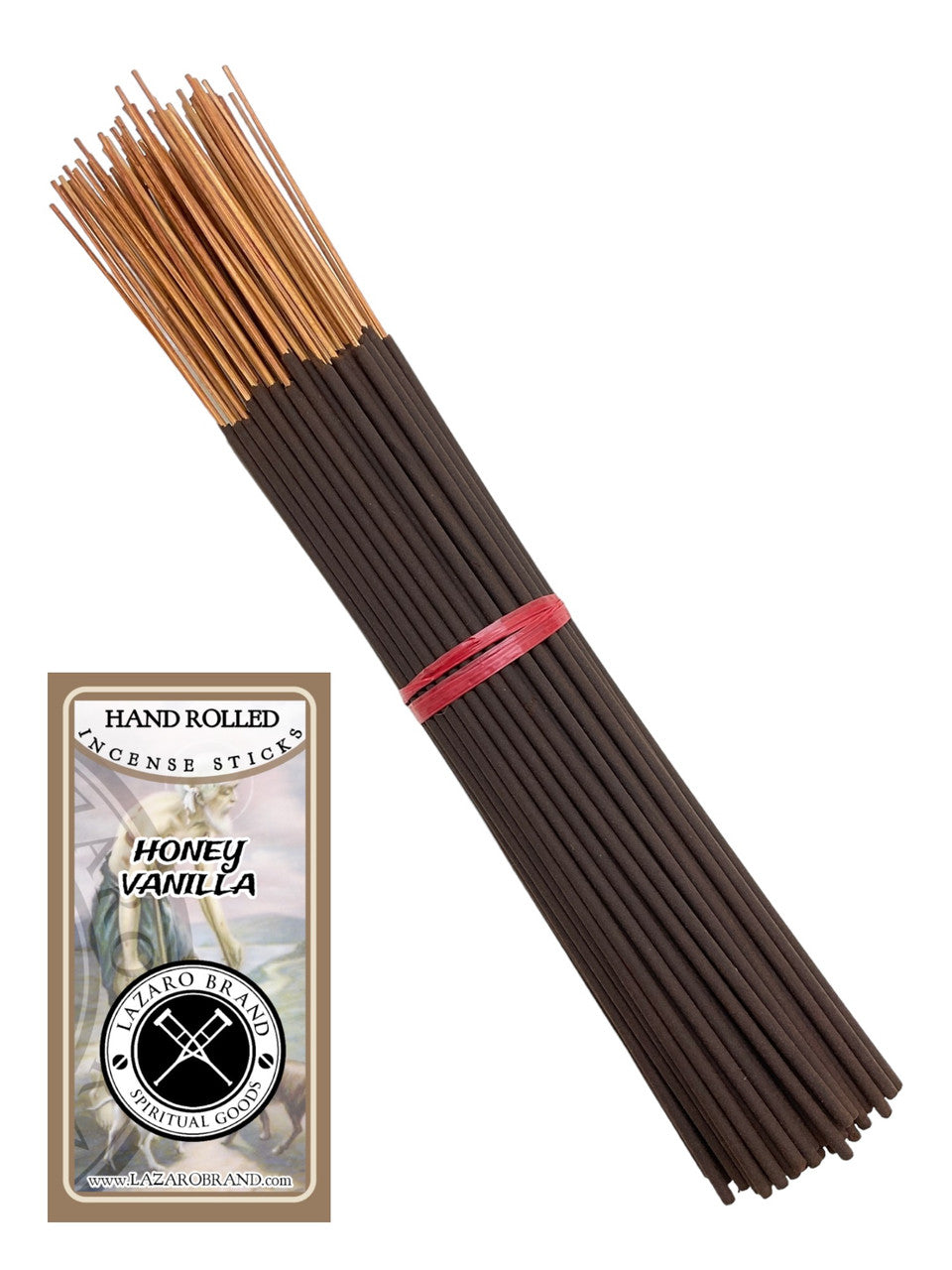 Honey Vanilla / Hand Rolled / Incense Sticks / 100 Pack / 11" / Peace & Harmony / Surround Yourself With Gentle Warmth & Sweet Tranquility