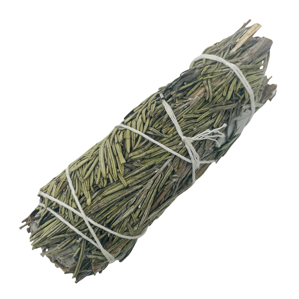 Rosemary White Sage / Smudge Bundle / 4" / Cleansing & Purification