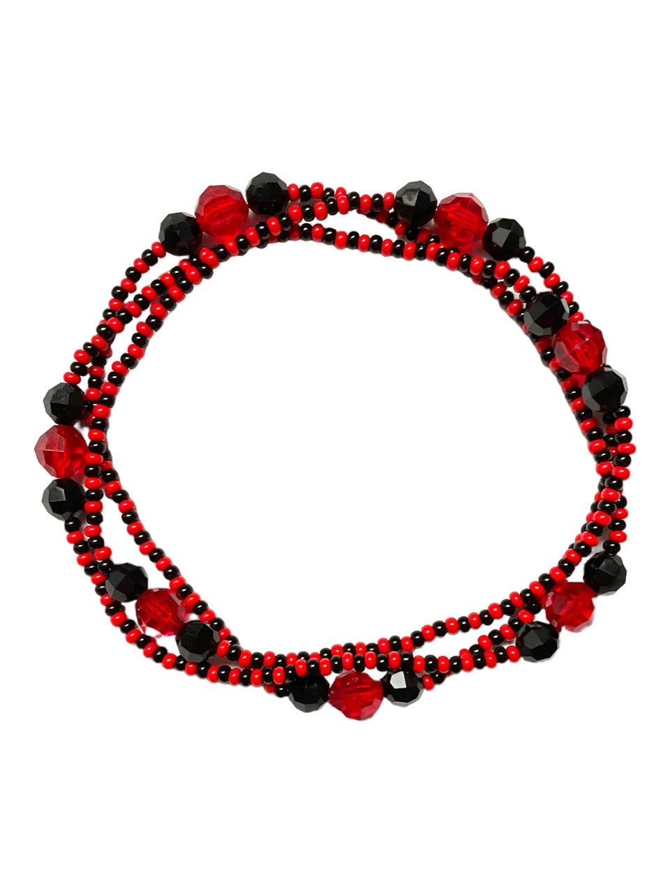 Orisha Eleggua Guardian Of The Crossroads & Destiny Fancy Eleke Bead 40" Spiritual Necklace For Protection, Guidance, Road Opening, ETC.