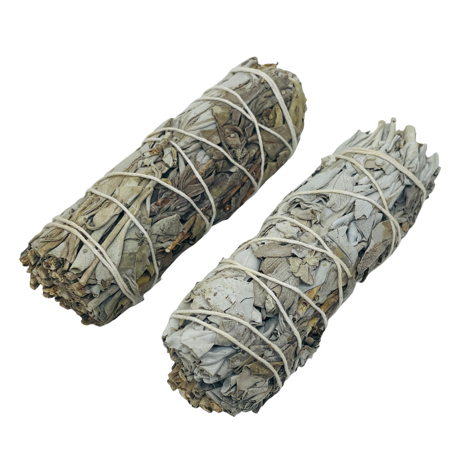 Frankincense White Sage / Smudge Bundles / 4" (2 PACK) / Purification & Divine Blessings