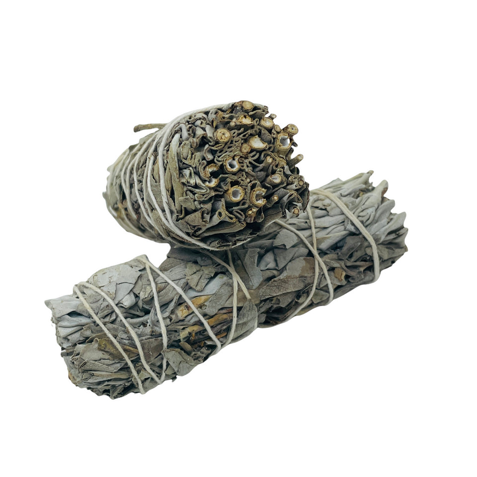 Frankincense White Sage / Smudge Bundles / 4" (2 PACK) / Purification & Divine Blessings