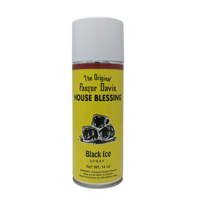 Black Ice Spray 14oz, The Original Pastor Davis (House Blessing)