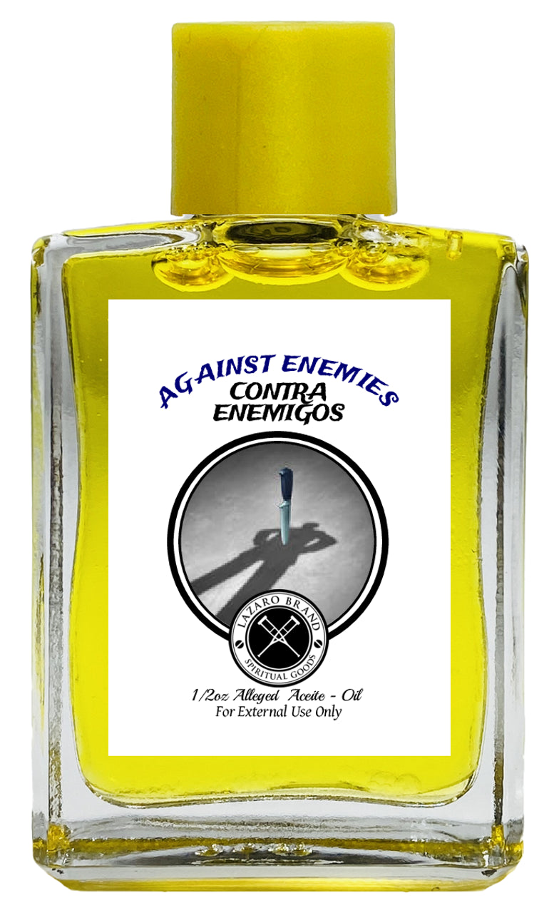Against Enemies Contra Enemigos Spiritual Oil To Chase Away The Devil, Send Evil Away, End Curses, ETC.