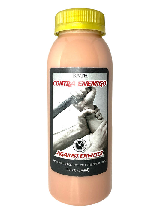 Against Enemies Contra Enemigo Spiritual Bath Liquid: Remove Evil Forces (8oz)