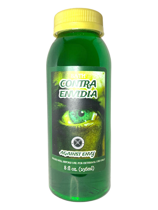 Against Envy Contra Envidia Spiritual Bath Liquid: Banish Negative Energy (8oz)