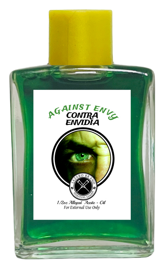 Against Envy Contra Envidia Spiritual Oil To Protect Yourself From Jealousy & Enemies (GREEN) 1/2 oz