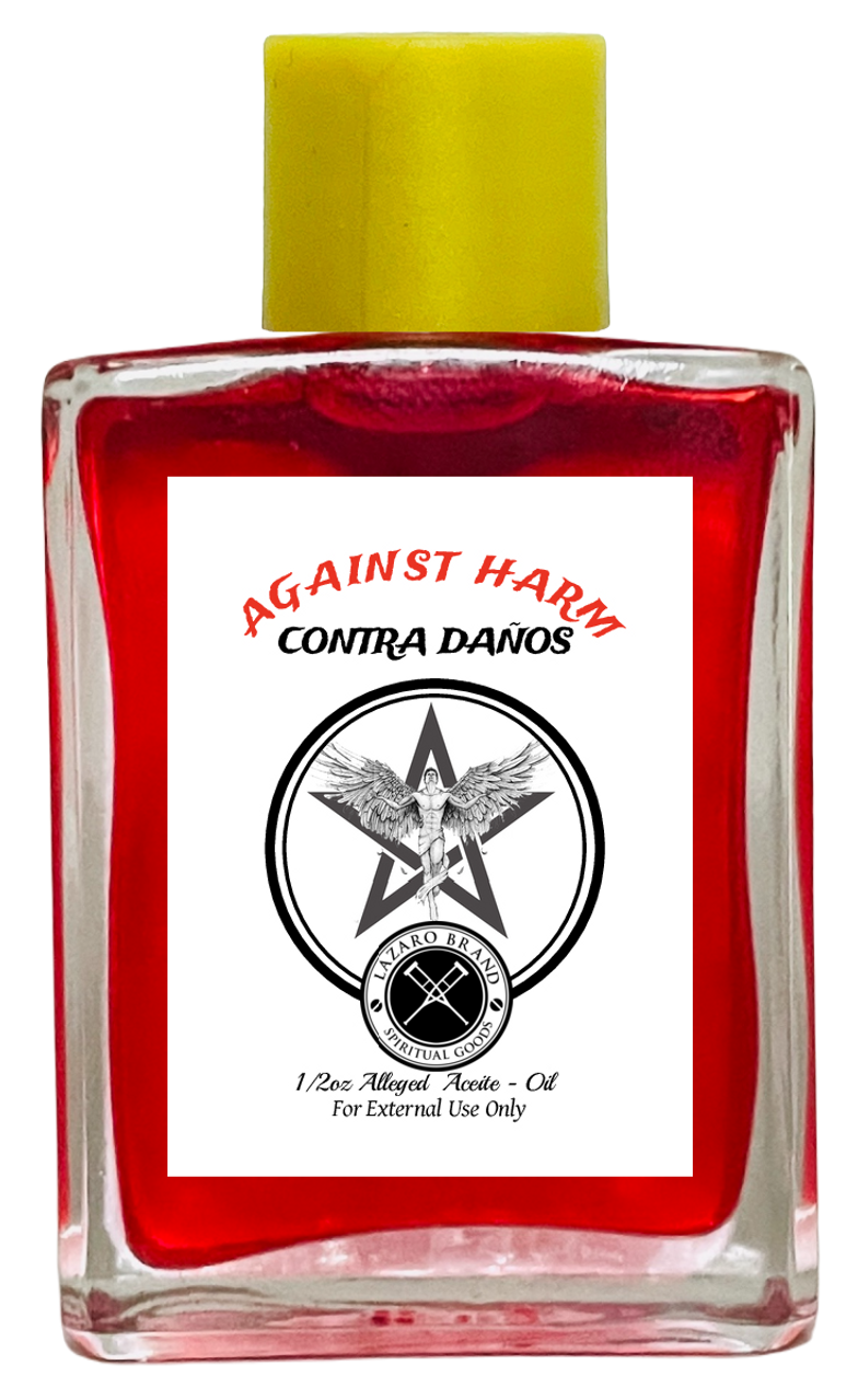 Against Harm Contra Danos Spiritual Oil To Remove Curses, End Crossed Conditions, Remove Spells, Get Rid Of Unwanted Spirits, ETC. (RED) 1/2 oz
