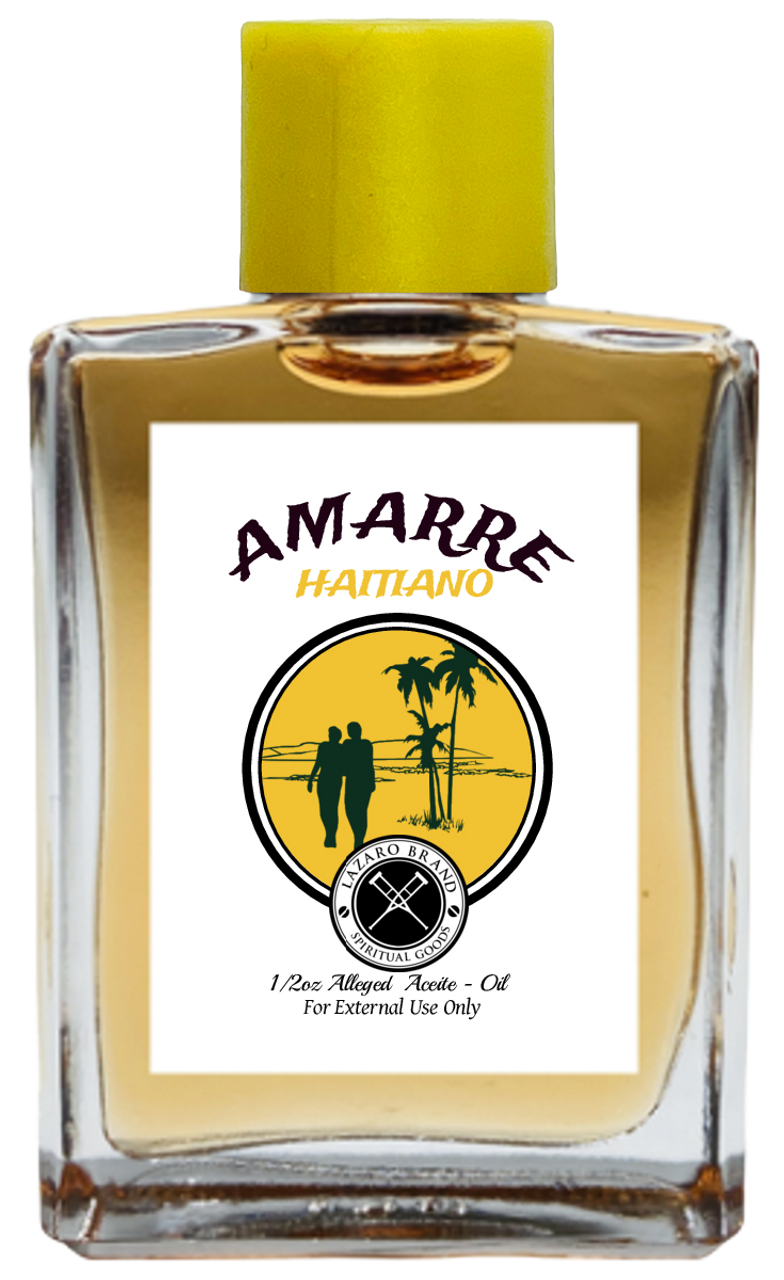 Amarre Haitiano Spiritual Oil To Control, Dominate, Power, ETC. (BROWN) 1/2 oz