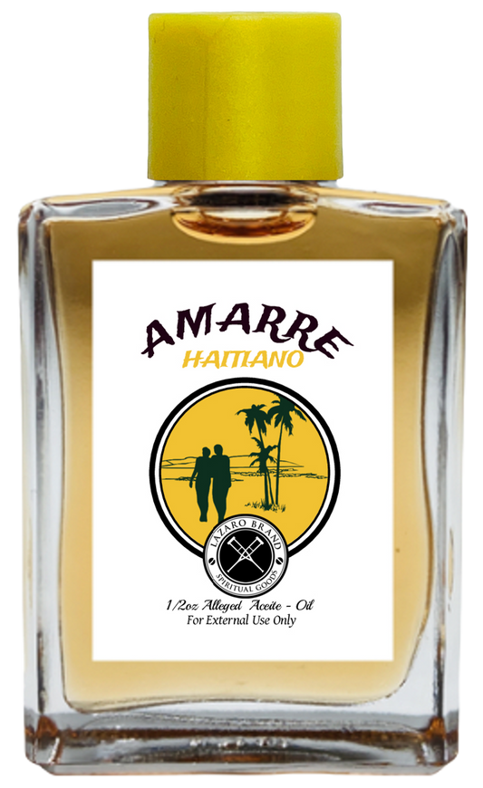 Amarre Haitiano Spiritual Oil To Control, Dominate, Power, ETC. (BROWN) 1/2 oz