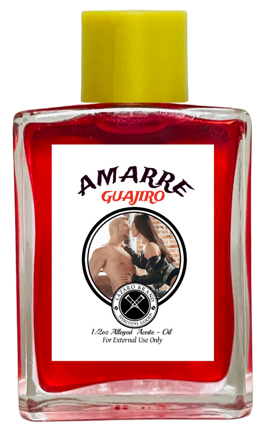Amarre Guajiro Spiritual Oil For Commanding Influence, Control Them, Domination, ETC. (RED) 1/2 oz