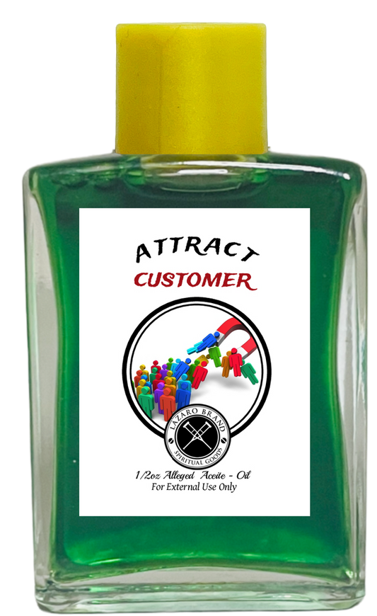 Attract Customer Spiritual Oil To Grow Your Business, Attract Customers, Expansion, ETC. (GREEN) 1/2 oz