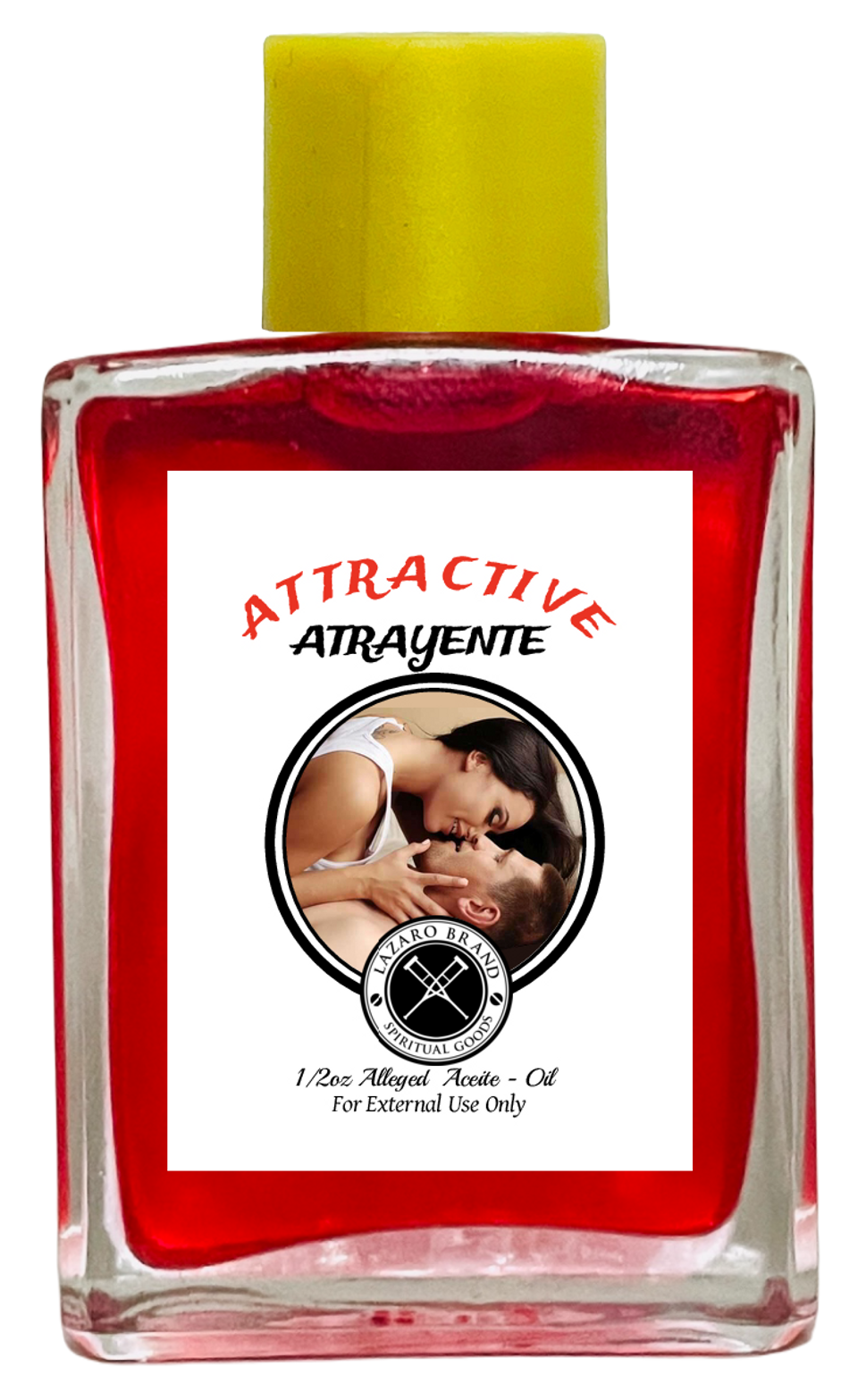 Attractive Atrayente Spiritual Oil To Find Love, Feel Sexy, Attention, ETC. (RED) 1/2 oz