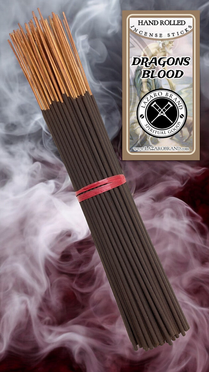 Dragon's Blood / Hand Rolled / Incense Sticks / 100 Pack / 11" / Protection & Power / Ward Off Negativity & Channel Strength