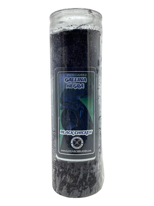 Black Chicken Gallina Negra / 7 Day Candle / Remove Curses, End Crossed Conditions, Remove Spells