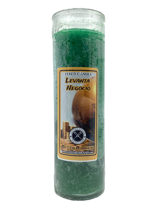 Better Business Levanta Negocio Dressed & Blessed 7 Day Prayer Candle / Grow Your Business, Attract Customers, Expansion