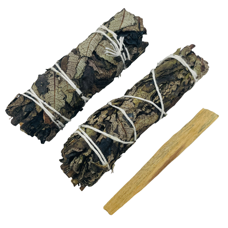 Yerba Santa Smudge Bundles & Palo Santo Stick / 4" / Healing & Spiritual Protection