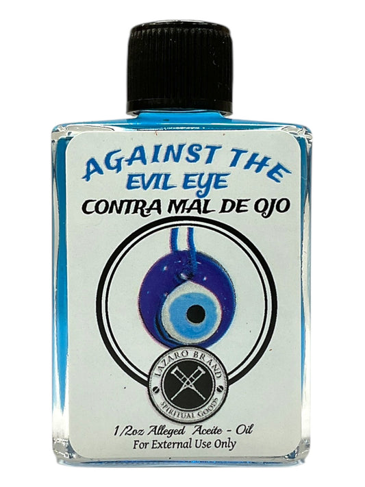 Against The Evil Eye Contra Mal De Ojo Spiritual Oil – Powerful Shield Against Negativity and Energetic Protection (1/2oz)