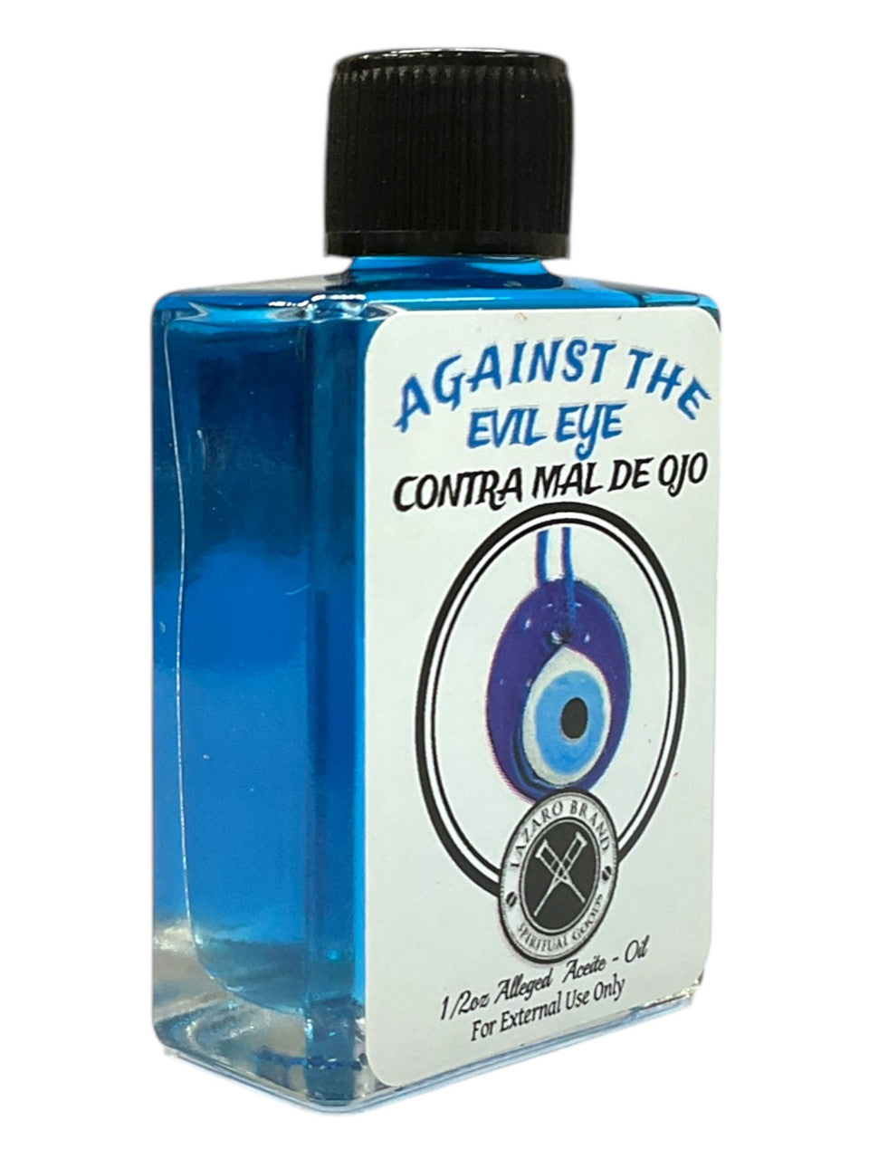 Against The Evil Eye Contra Mal De Ojo Spiritual Oil – Powerful Shield Against Negativity and Energetic Protection (1/2oz)
