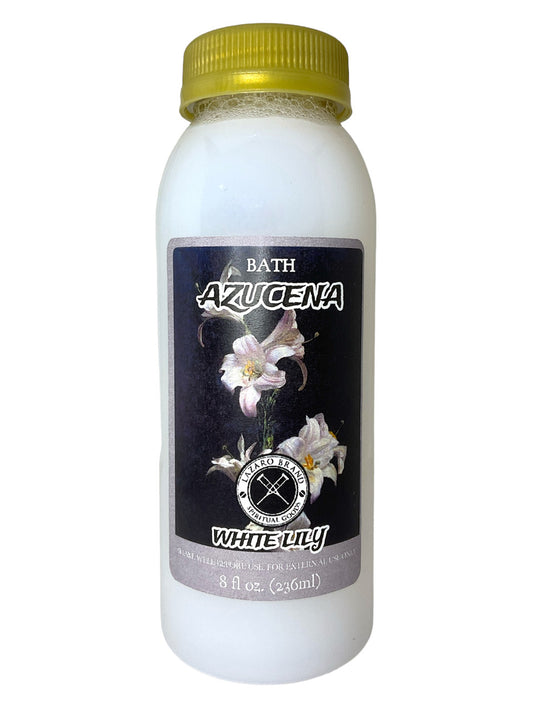 Azucena White Lily Spiritual Bath Liquid: Purity & Renewal (8oz)